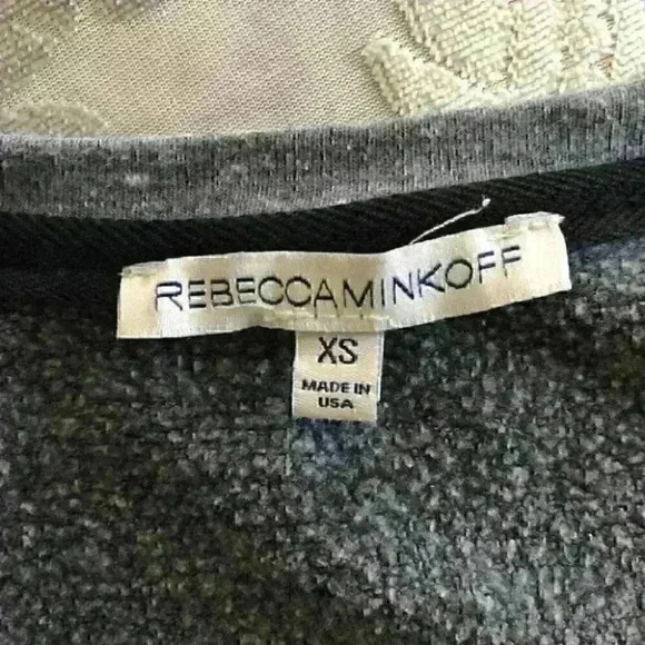 Rebecca Minkoff People Know Me Graphic Sweatshit Gray Size XS - Picture 3 of 7